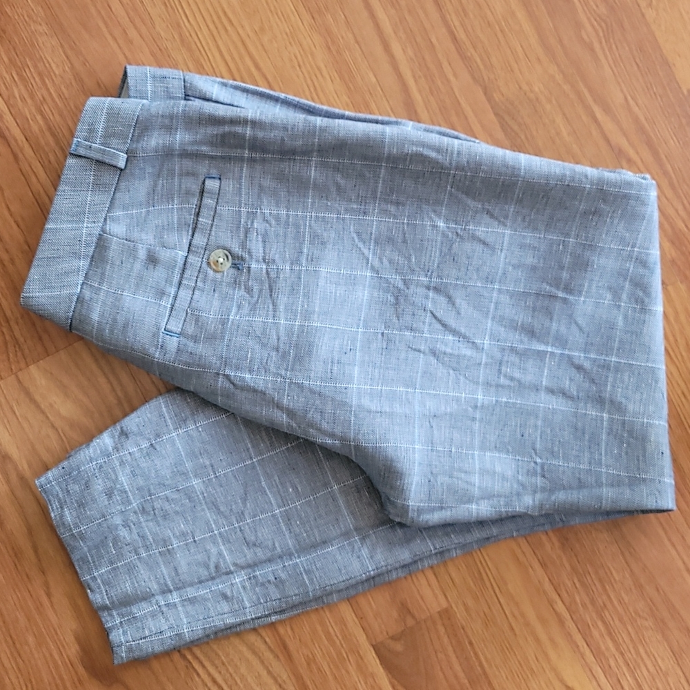 BR☆ Avery Linen Plaid Pant